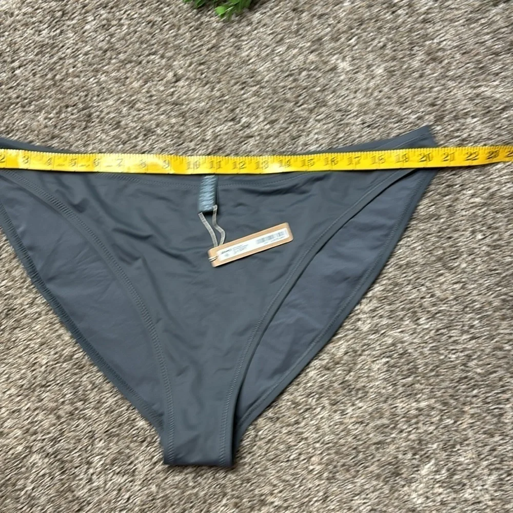 NWT Skims bikini bottom mid coverage gunmetal sz 3X